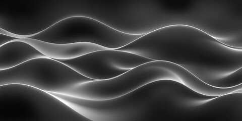 Subtle grayscale gradient wave pattern seamlessly repeating,  visual,  abstract