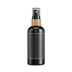 makeup setting spray bottle isolated die-cut.