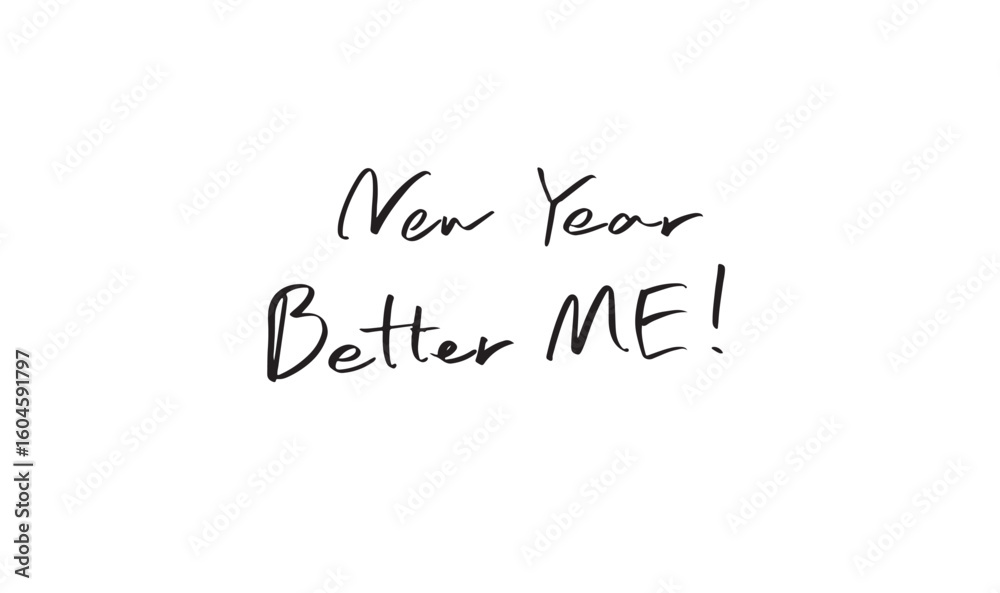 Fototapete new year better me 2026 happy new year party event countdown celebration festival text font calligra