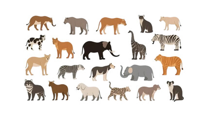 set of animals