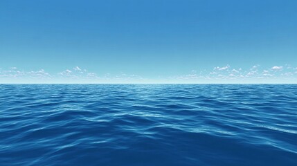 Fototapeta premium Ocean sky wide panorama background