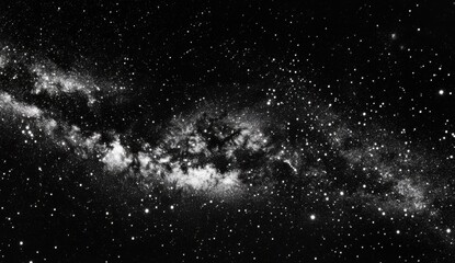 Obraz premium A Dazzling View of the Cosmos: Stellar Clouds and Distant Galaxies Illuminate the Universe with a Spectacular Display of Stars in a Dark Expanse of Space