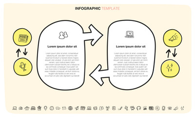 Doodle Infographic Template