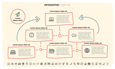 Doodle Infographic Template