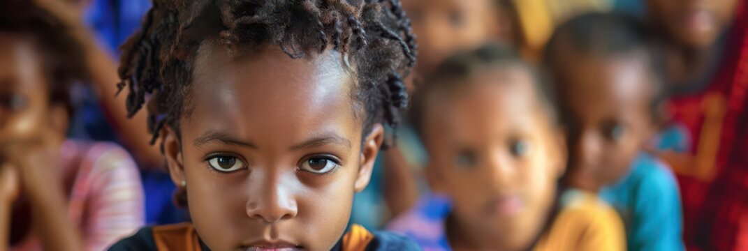 Promoting kindness and inclusion for don't be a bully awareness month. The problem of bullying at school, bullying of classmates based on nationality, race or class - Powered by Adobe