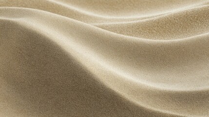 The soft waves of fine sand creating a tranquil and elegant texture.