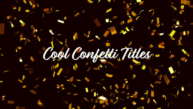 Cool Confetti Titles