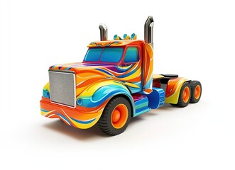 Colorful Toy Truck