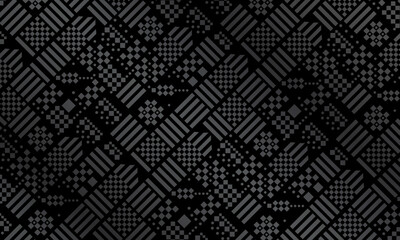 Ikat ethnic pattern background. dark grey vintage abstract background. tribal pattern.