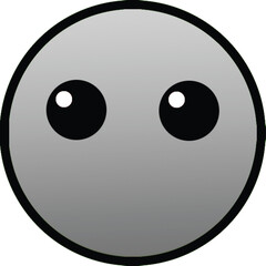 Abstract geometric shapes with vibrant color accents isolated on white background