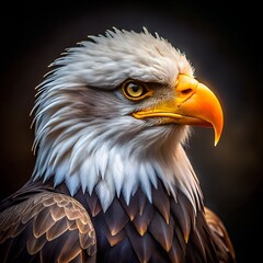 Obraz premium american bald eagle in flight