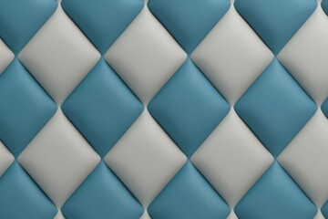 Fototapeta premium Three-dimensional diamond texture in blue and gray tones used for digital wallpapers, interior design mockups and pattern visualizations