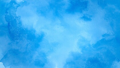 Fototapeta premium 青の水彩画