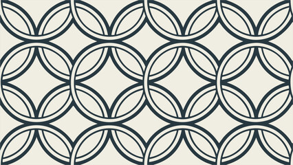 Seamless pattern design with oval shapes geometric vector illustration abstract background wallpaper surface 100