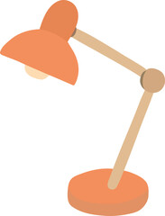 Orange Desk Lamp
