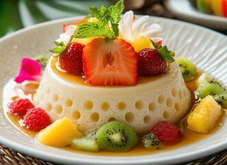 Exotic Fruit Panna Cotta