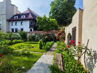 View at Kazimierz getto on Cracow in Poland