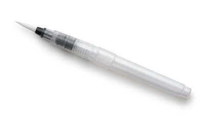 Empty refillable watercolor brush pen
