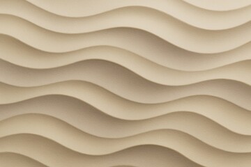 Obraz premium Cream-colored abstract waves in low-relief texture design suitable for elegant minimal interiors or backgrounds