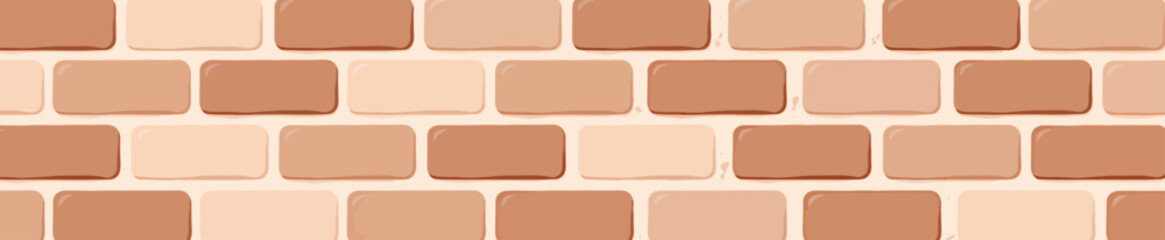 Warm Brick Wall Pattern in Subtle Shades