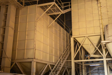 Interior of Poultry Feed Mill Plant, Thailand. © toa555