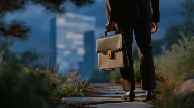 Business professionals negotiating in a corporate setting