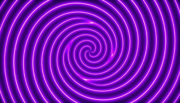 Intricate purple spiral design