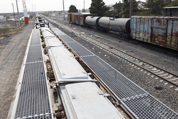 Naklejka premium Urban Decay and Freight Trains