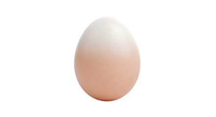 Single white egg isolated against a plain black background    .ai generative, transparent background, white background. isolated on white background