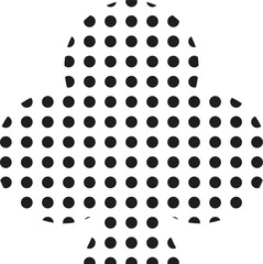 Playing card spade suit flat icon for apps and websites