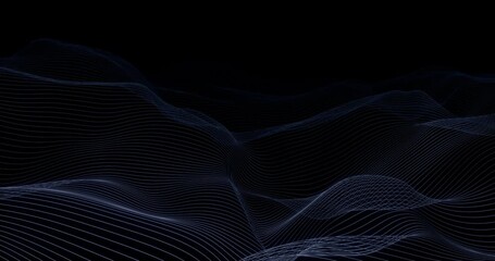 Waveform Drift A Pulse in the Void Loop Animated Background
 - Powered by Adobe
