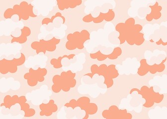seamless pattern with clouds