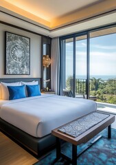 interior of hotel room