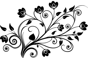 abstract floral design