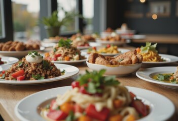 Community solidarity event featuring a variety of delicious dishes