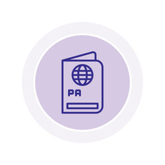 Passport vector, pixel perfect, illustrator file 
