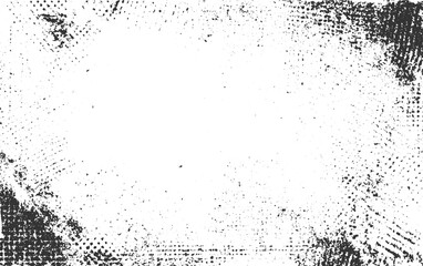 Abstract dust particle and dust grain texture on white, dirt Scratched Frame. Grunge Urban Texture Vector. Dust Overlay. grunge texture transparent background.