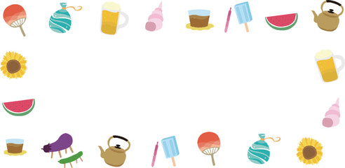 夏_日本_パターン