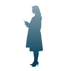 Doctor Silhouette Blue Gradient