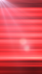 Bright red abstract background with horizontal light beams, lens flare effects, and dynamic glowing streaks