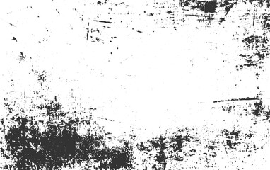 Vector grunge texture. Scratched grunge urban dust overlay distress. Noise grain, pointillism dots or dot work pattern, vector stipple effect. transparent background.
