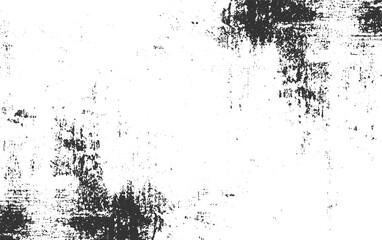Vector noise. Small particles of debris and dust. grunge overlay distress floor, black and white seamless transparent background, 