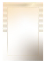 Luxury golden vector invitation card template 