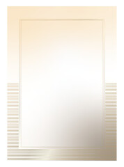 Luxury golden vector invitation card template 