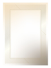 Luxury golden vector invitation card template 