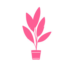 women's day pink plant vector