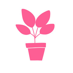 women's day pink plant vector