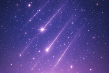 Celestial night sky with stars