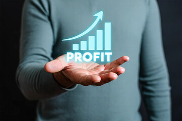 business with profit chart