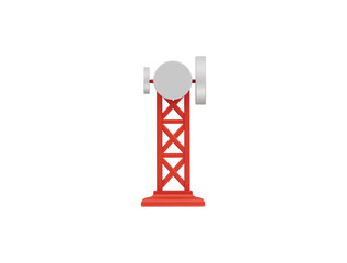 cell tower icon 3d illustration render